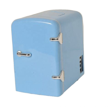 Blue 4L 6 Cans Home Mini réfrigérateur